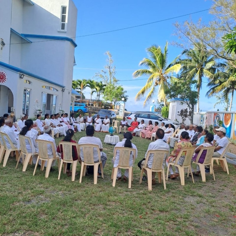 Meditation Day at Palmar Beach
Meditation day was organized at Palmar Beach ( Brahma Kumaris Centre) at Coastal Road, Palmar on 21 December 2025 from 4-5 pm and the Theme was ” One Heart One World".