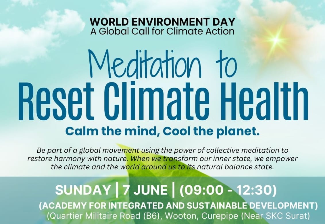 Reset Climate Health Through Meditation – World Environment Day 2026